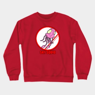 Belarussian Sky Squid Crewneck Sweatshirt